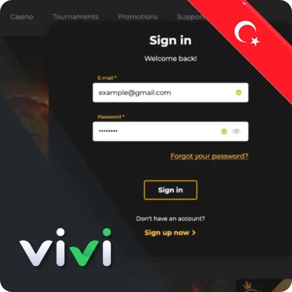 Vivi Casino hesabı oluşturun